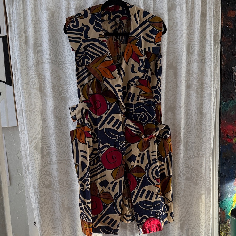 Asymmetrical Floral Print Dress